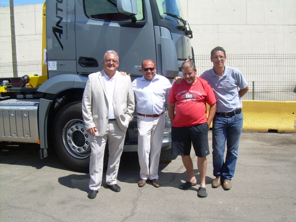 De gauche à droite : Michel Barilley – Alexandre Sobieray – Carlos Gordo – Richard Brochier 